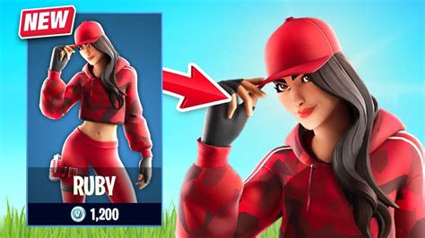 The minecraft skin, ruby (fnf), was posted by blueboycreator. New Ruby Skin Gameplay - Street Stripes Set! (Fortnite Battle Royale) - YouTube