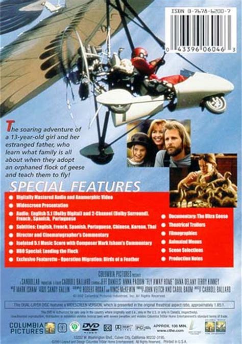 Fly Away Home Special Edition Dvd 1992 Dvd Empire