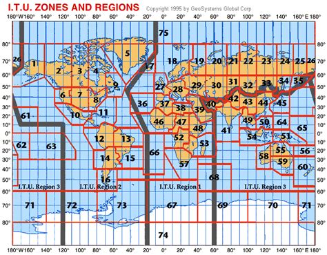 Itu Zones Radio Stuff Codes Charts Diagrams Maps And Such