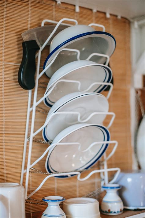 Wall Plate Rack With Ceramic Plates · Free Stock Photo