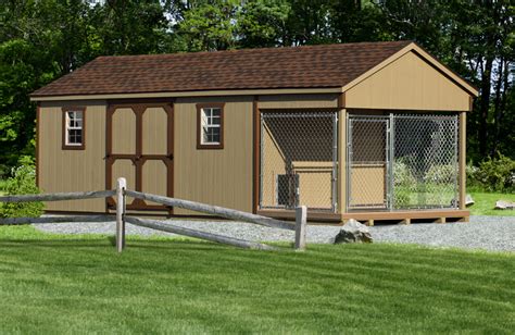 10 X 24 Outdoor Dog Kennel And Shed Combined Dog Kennels For Sale