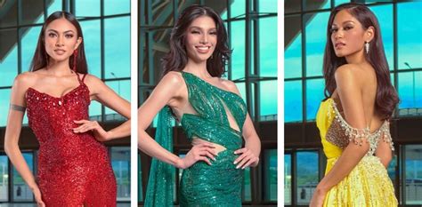 in photos miss universe philippines candidates 2021 in preliminary evening gowns qrown