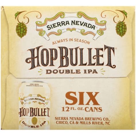 sierra nevada brewing co hop bullet double ipa 6 cans 12 fl oz fry s food stores