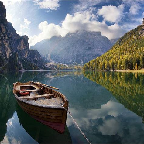 Italian Dolomite Alps Lake Braies Photo By Andrew