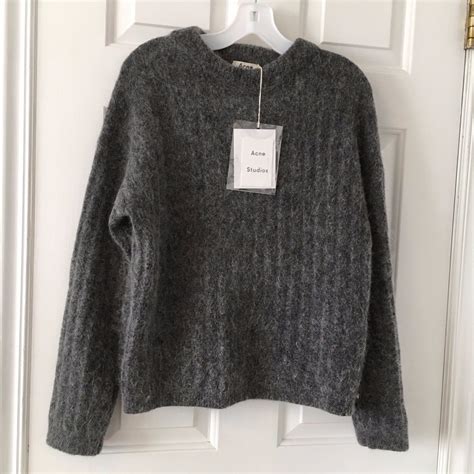 No outfit is complete without matching accessories. Acne Studios Dramatic Moh Paw Mohair Knit Jumper Sweater ...