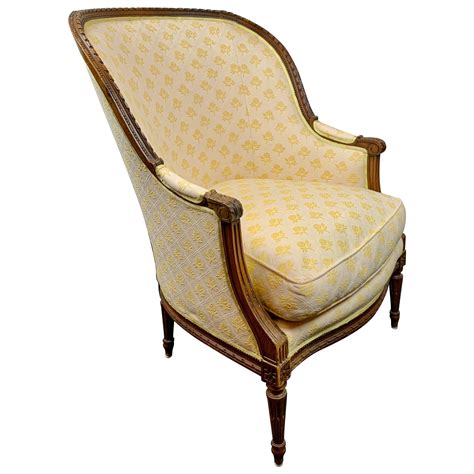 Louis Xvi Grey Painted Bergere For Sale At 1stdibs