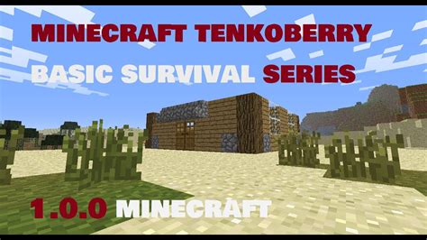Minecraft Tenko Berry Basic Survival Ep2 Moving The House Youtube