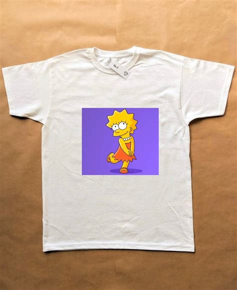 Lisa Simpson T Shirt The Simpsons Lisa Simpson Vintage Etsy