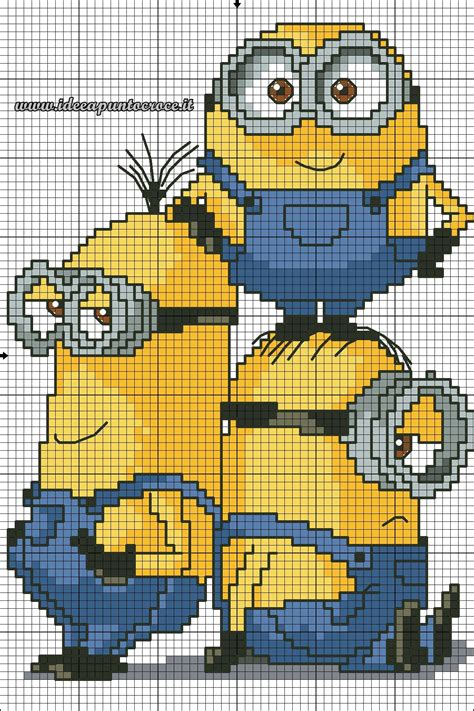 Minion Pixel Art 31 Idées Et Designs Pour Vous Inspirer En Images