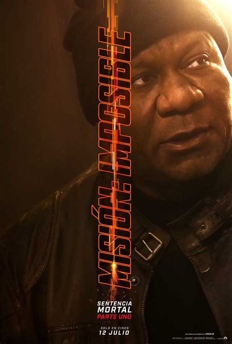 Misi N Imposible Sentencia Mortal Parte Uno Cartel De La Pel Cula De Ving Rhames