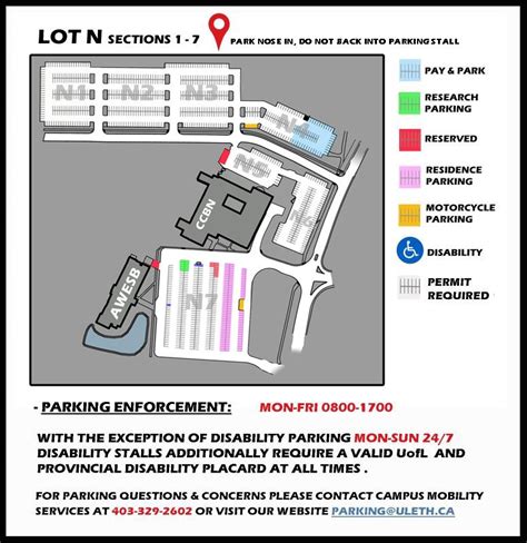 What Types Of Parking Are Available University Of Lethbridge