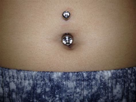 Simple And Cute Belly Button Piercing Belly Button