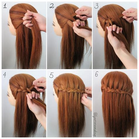 “three Strand Waterfall Braids ️ Check Out The Steps Below 1divide