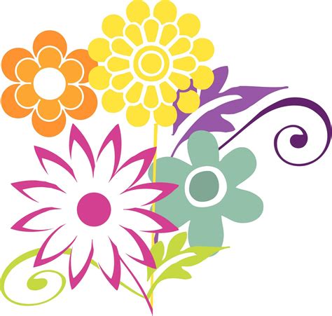 Mothers Day Flowers Clipart Best