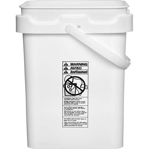 5 Gal Square Plastic Buckets Most Preferential
