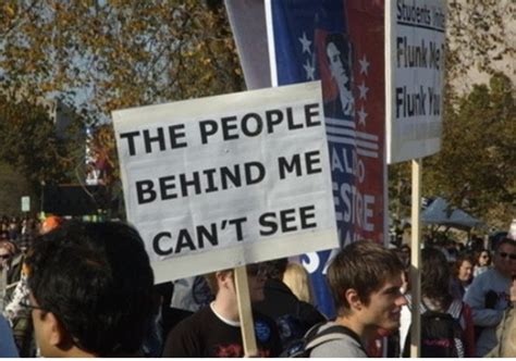 18 Of The Funniest Signs Ever Made By Protestors
