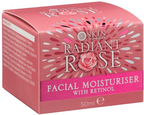 Skin techniques Radiant Rose Facial Moisturiser With Retinol