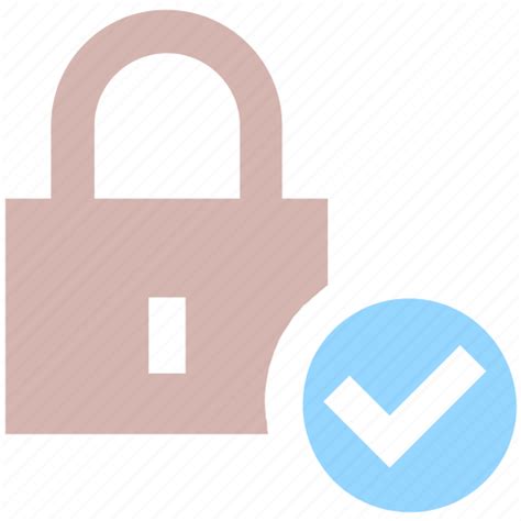 Check Check Security Lock Locked Padlock Password Secure Icon