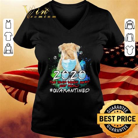 Dog Mask 2020 The Year When Shit Got Real Quarantined Shirt Hoodie