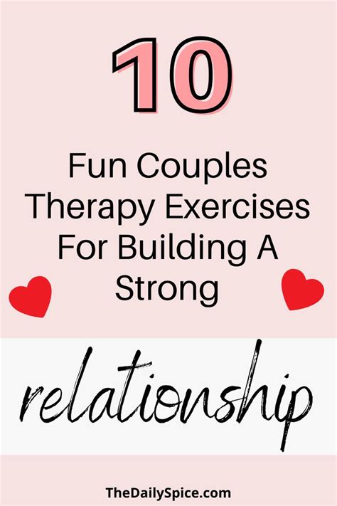10 Couples Therapy Exercises For Building A Strong Relationship