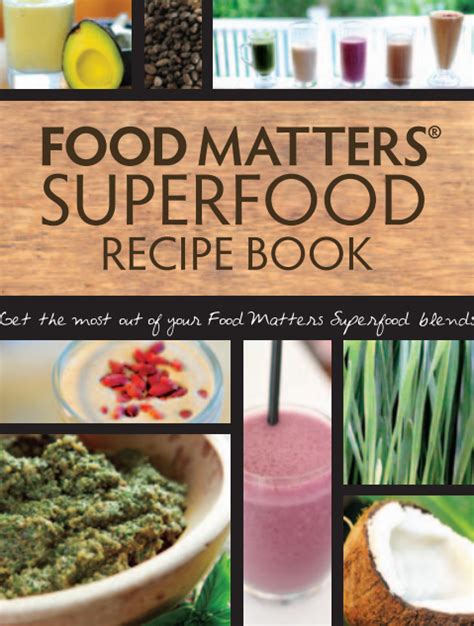 Tip Free Superfoods Recipe Book Superfood Recipes Food Matters