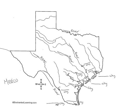 Road To Texas Revolution Texas Cities And Rivers Map Diagram Quizlet