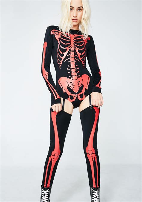 Forplay Fiery Frame Skeleton Costume Dolls Kill