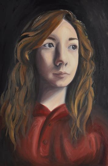 Realistic Self Portrait Olivia Crockett