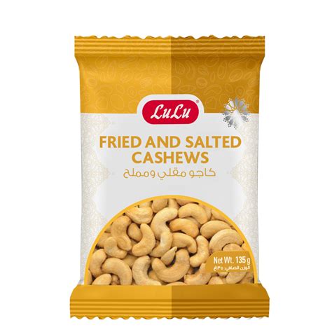 Lulu Fried And Salted Cashews 135g Online At Best Price Nuts Processed Lulu Uae Price In Uae