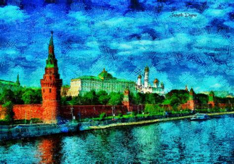 Kremlin Pa Painting By Leonardo Digenio Fine Art America