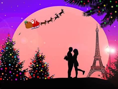 Eiffel Tower France Christmas Eiffel Tower Is The Main Attraction Of