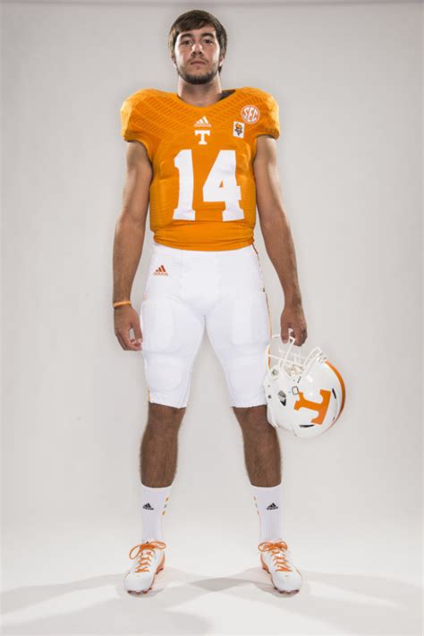 2013 Tennessee Vols Orange On White Football Uniform