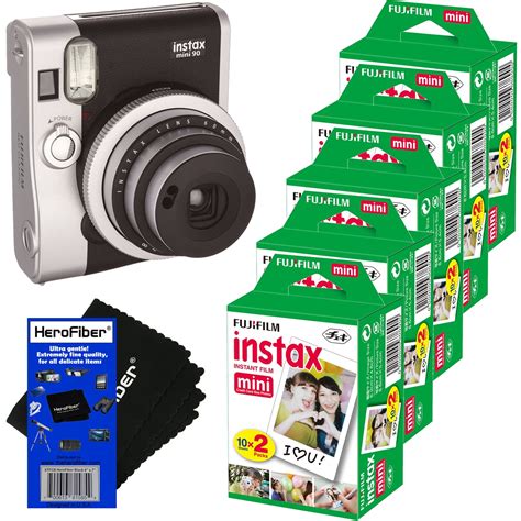 Fujifilm Instax Mini 90 Neo Classic Instant Film Camera Black Fujifilm Instax Mini Instant