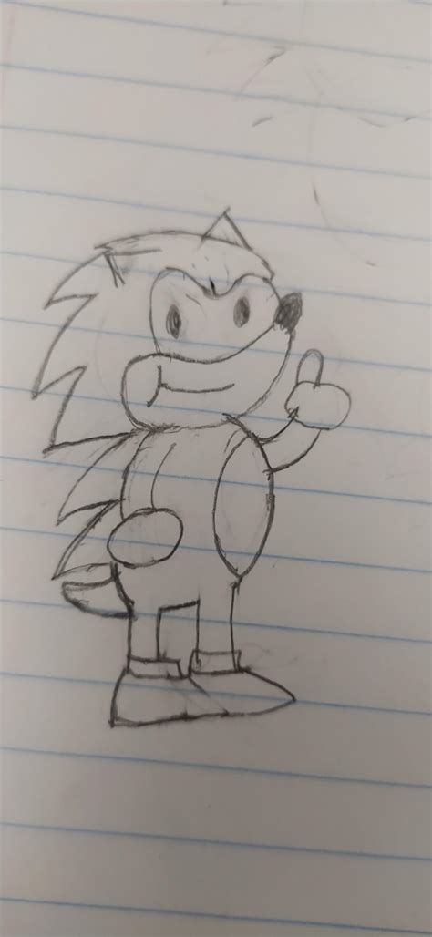 Drew Classic Sonic During Class Rsonicthehedgehog