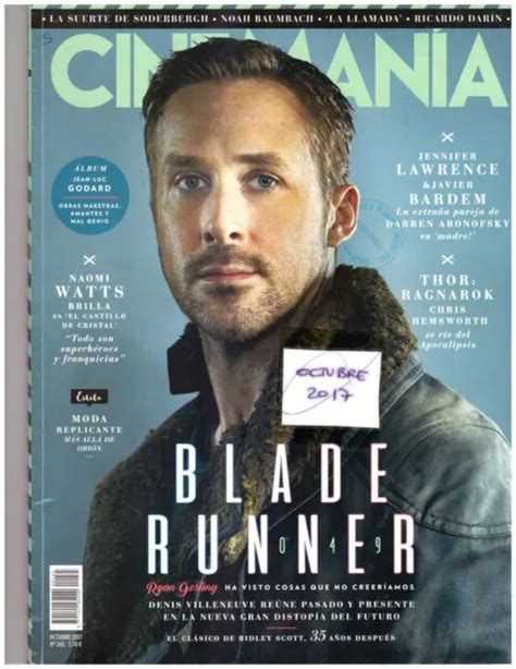 Cinemania Magazine Ryan Gosling Blade Runner Ana Girardot Rami Malek 1099 Picclick