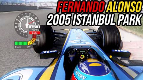Fernando Alonso 05 Istanbul Park Onboard Lap Assetto Corsa YouTube