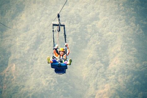 Zipflyer In Pokhara Nepal Bottom Of The Zip Line Picture Of