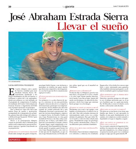 José Abraham Estrada Sierra Llevar El Sueño Centro Universitario De