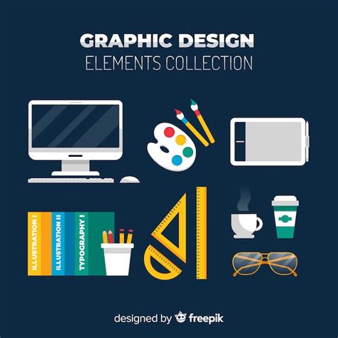 Coleção de elementos de design gráfico Vetor Grátis