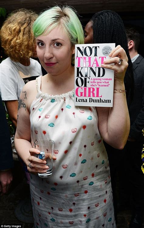 Lena Dunham Hosts Party To Launch New Book Not That Kind Of Girl Daily Mail Online