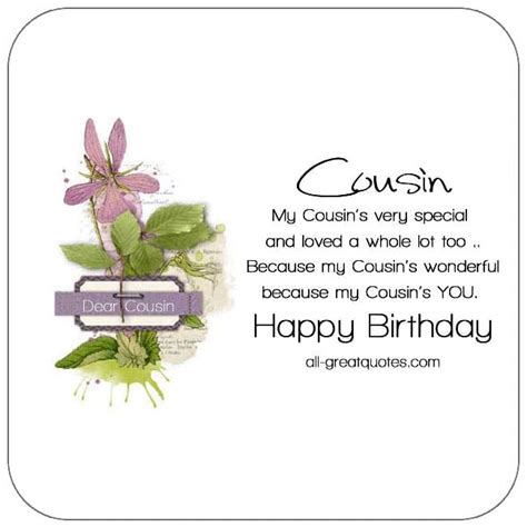 Birthday wishes for cousin sister. Free Birthday Cards For Facebook Online Friends Family | Email Share