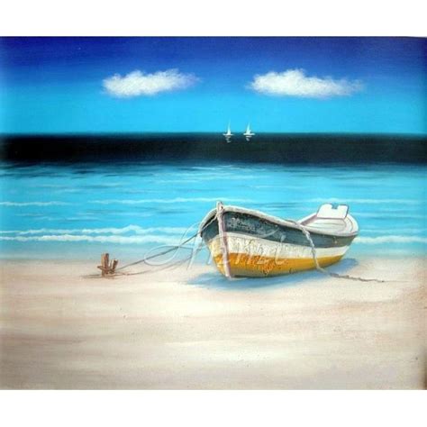 Image Detail For Boat At Beach Paintings Painting Boat Art