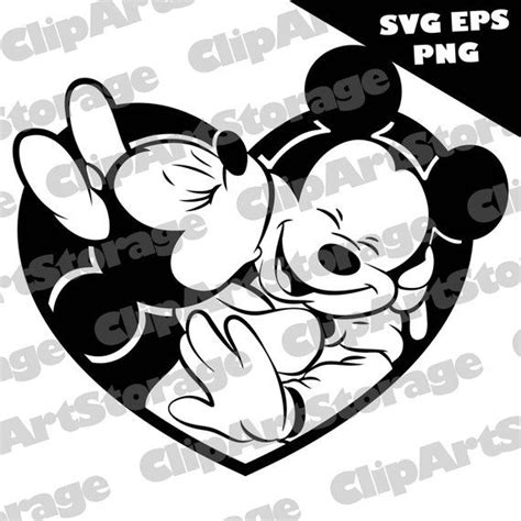Free Mickey And Minnie Love Svg Svg Png Eps Dxf File