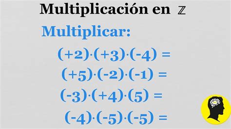 Multiplicacin De Nmeros Enteros Multiplica Como Un Pro Photos