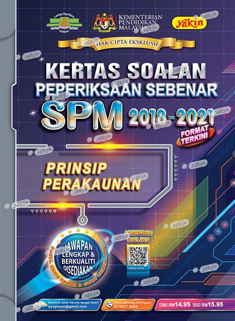 Kertas Soalan Sebenar SPM 20182021  Prinsip Perakaunan  Pustaka