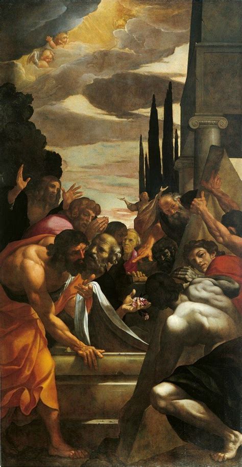 Ludovico Carracci Gli Apostoli Al Sepolcro Della Vergine
