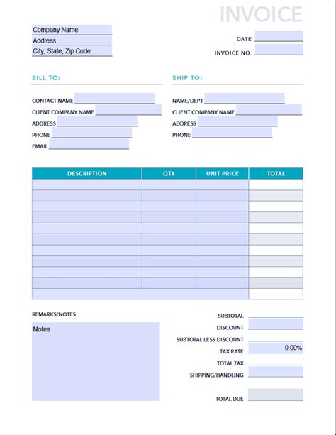 Free Invoices Receipts Templates Examples Hubspot