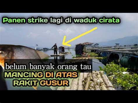 Mancing Memakai Rakit Gusur Mancing Cirata Terbaru Panen Strike