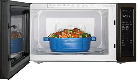 Best Buy KitchenAid 2 2 Cu Ft Microwave With Sensor Cooking Black