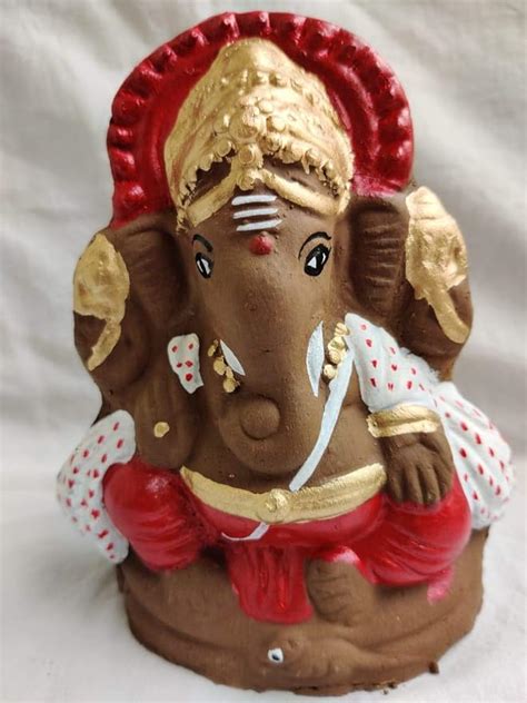 Buy Clay Ganesh Idol Rwg12305 Online At Low Prices In India